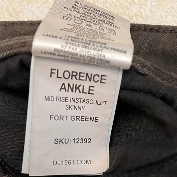 DL1961 Florence Skinny Midrise Instasculpt Camo - Picture 10 of 11